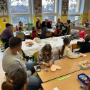 odpoledne s rodiči v 1.A