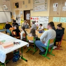 odpoledne s rodiči v 1.A